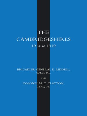 cover image of The Cambridgeshires 1914 to 1919
